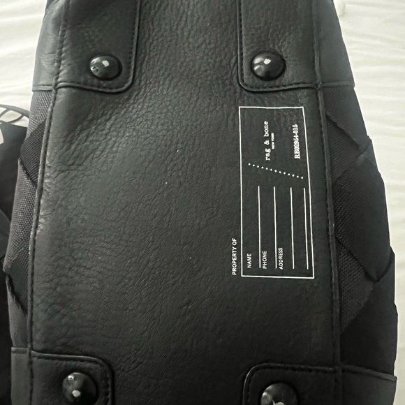 Rag & Bone zip handbag with removable shoulder strap - Picture 4 of 7
